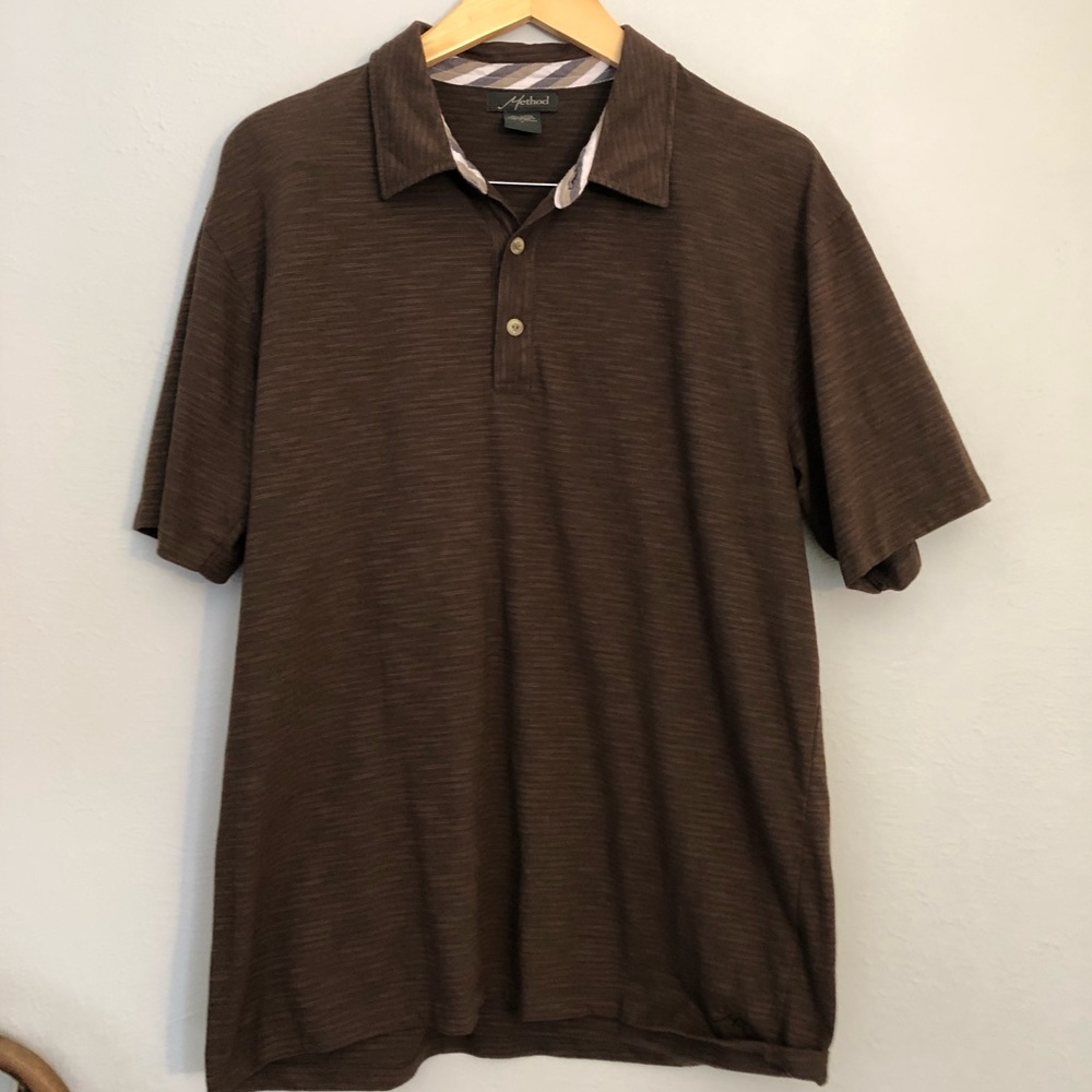 Men’s large Method collared shirt